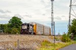 NS GP38-2 High nose Locomotive in the yard